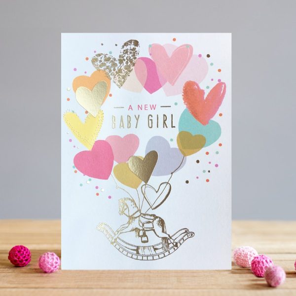 louise tiler baby girl card