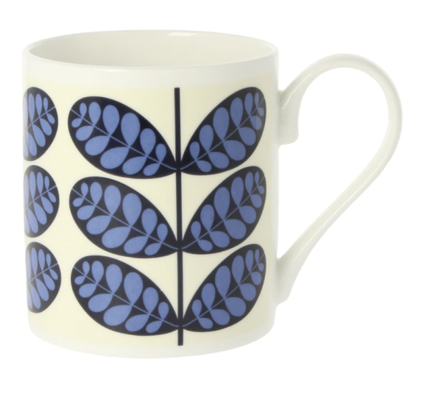 orla kiely botanica stems blue mug