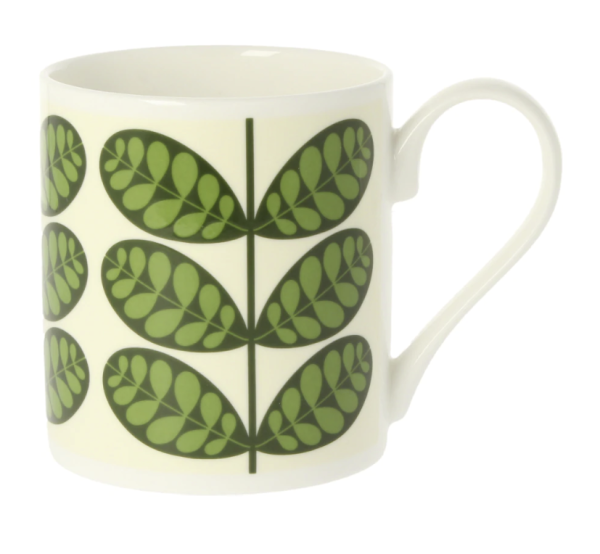 orla kiely botanical stems green mug