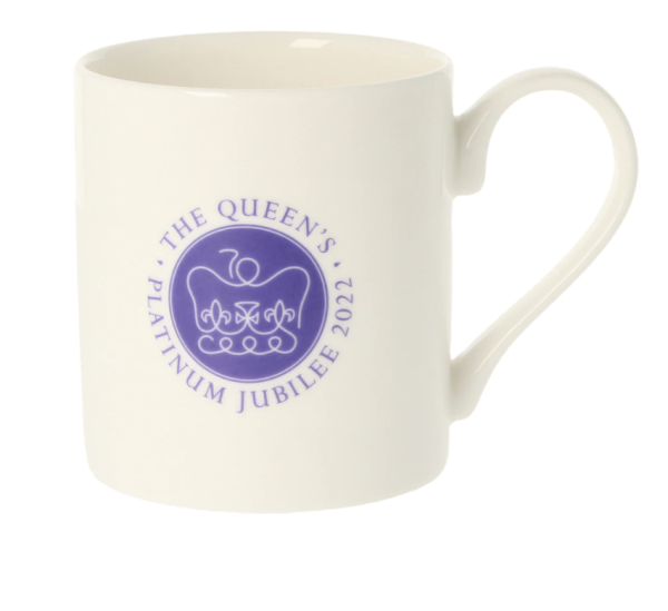 platinum silver jubilee mug