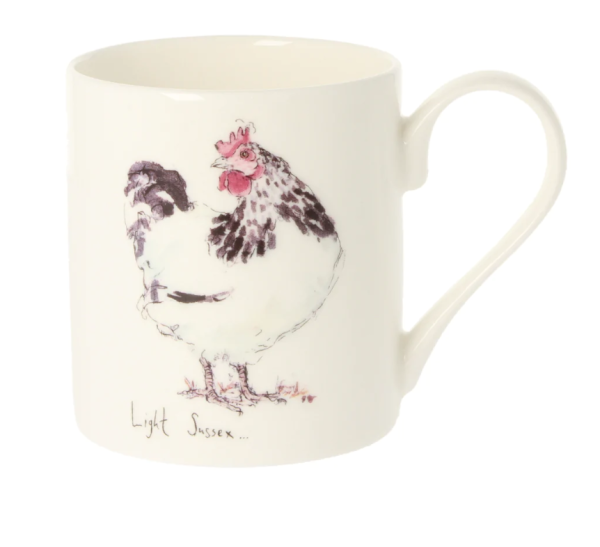 madeleine floyd light sussex chicken mug