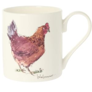 madeleine floyd welsummer chicken mug