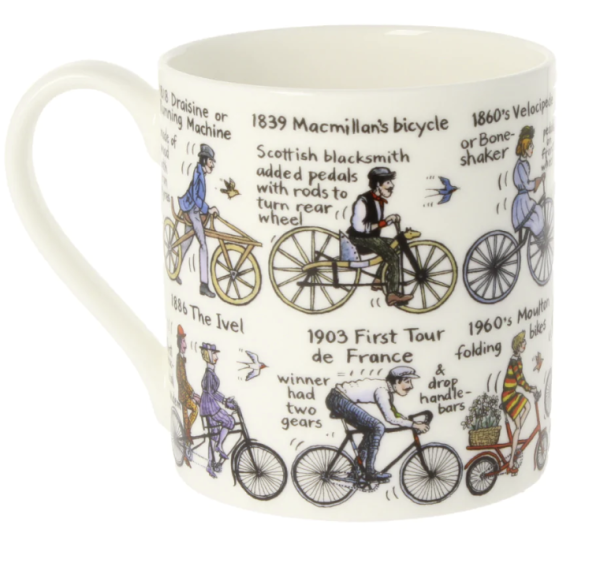 picturemaps history of cycling mug