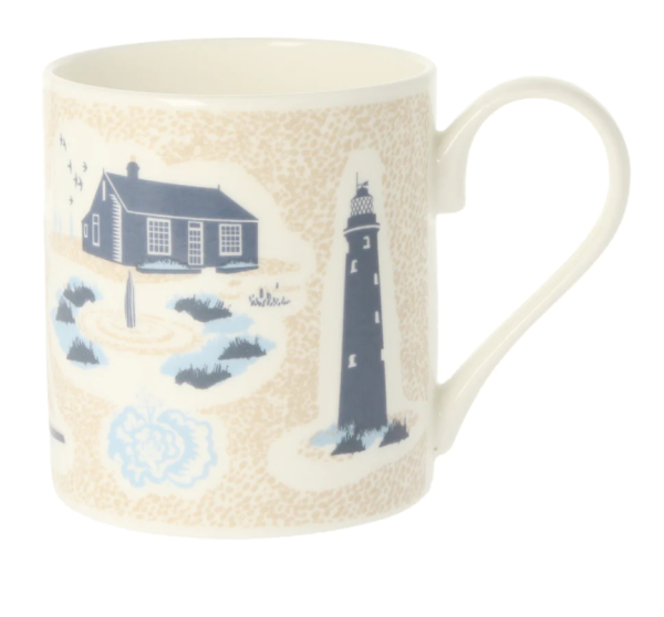 mini moderns dungeness blue mug