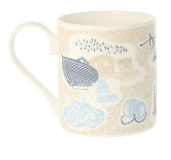 mini moderns dungeness blue mug