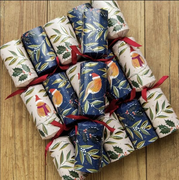 sara miller robin blue christmas crackers