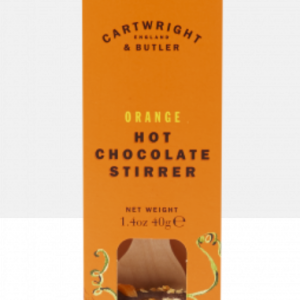 cartwright and butler orange hot chocolate stirrer