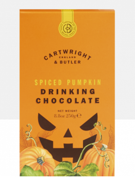 cartwright and butler spiced pumpkin drinking chocolate