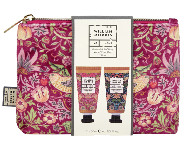 morris strawberry thief hand care bag