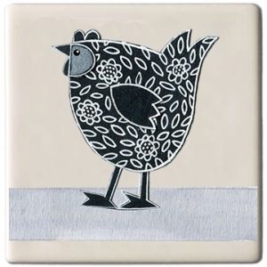 moorland chicken coaster