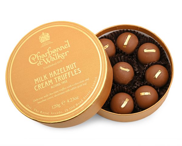 charbonnel milk hazelnut cream truffles