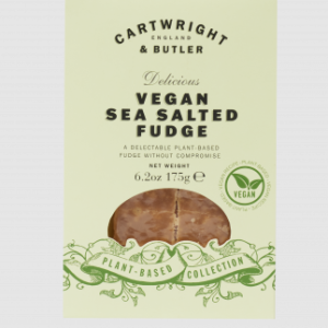 cartwright and butler vegan sea salt fudge