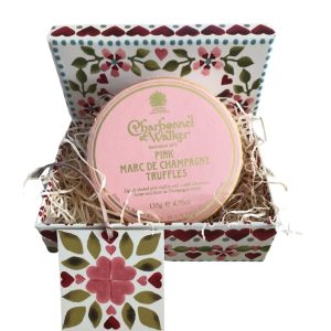 Charbonnel pink Marc de Champagne Truffles