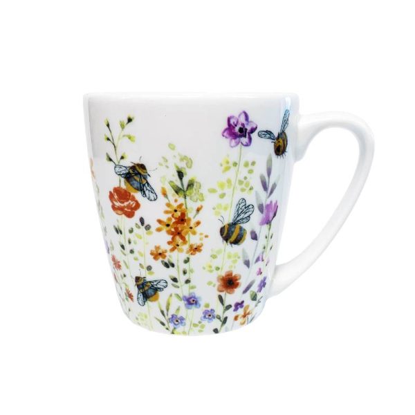 aquarelle bee watch mug