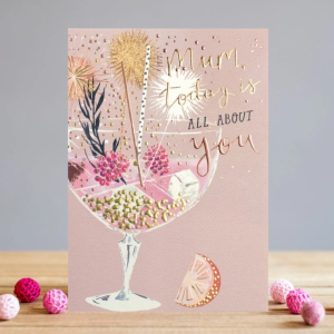 louise tiler mum today is all about you card