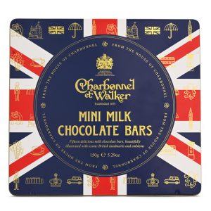 charbonnel et walker Union Jack Keepsake Tin with Mini Milk Chocolate Bars