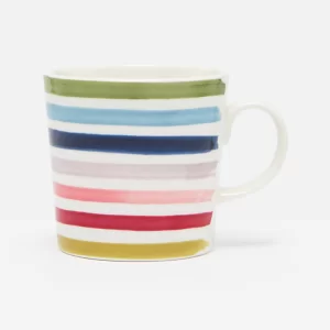 joules rainbow stripe mug