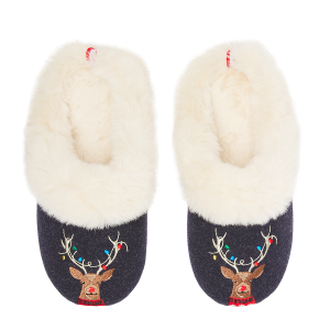 joules reindeer slippers
