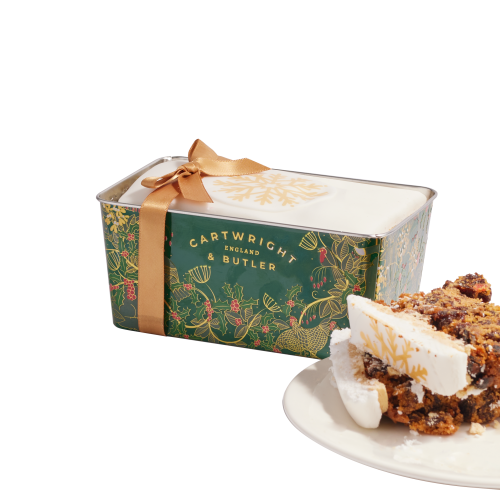 cartwright and butler iced Christmas cake