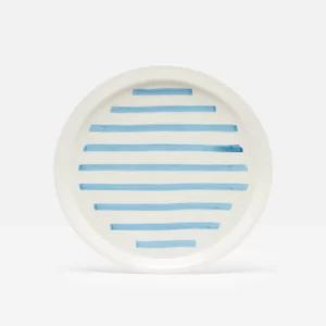 joules blue stripe side plate