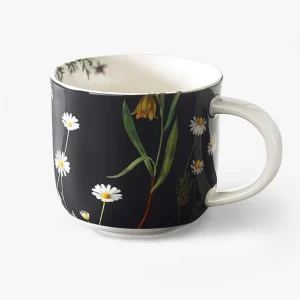 kew gardens wild floral navy mug