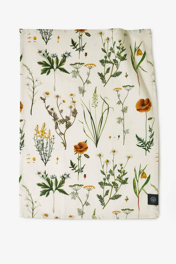 Kew Gardens Wild Floral Set of Two Tea Towels - Image 2