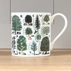 picturemaps British trees mug