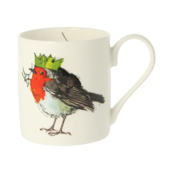 madeleine floyd Christmas robin mug