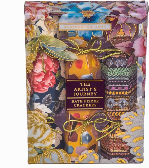 Heathcote & Ivory The Artist's Journey Bath Fizzer Crackers