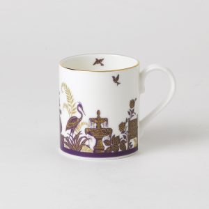 Highgrove royal gardens purple mug