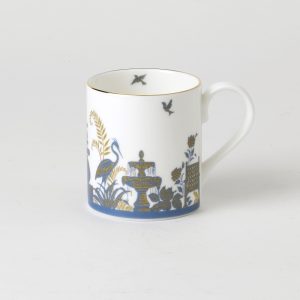 Highgrove royal gardens blue mug