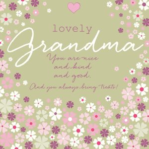 rufus rabbit lovely grandma card