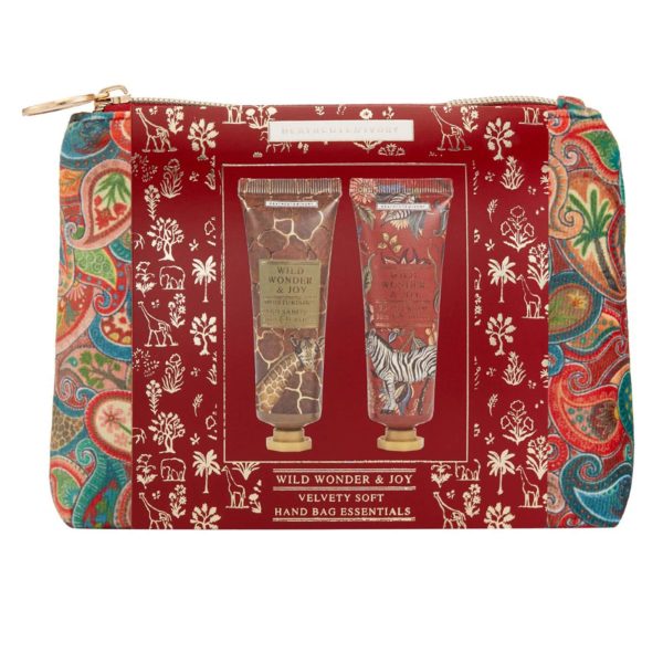 heathcote and ivory wild wonder and joy handbag essentials