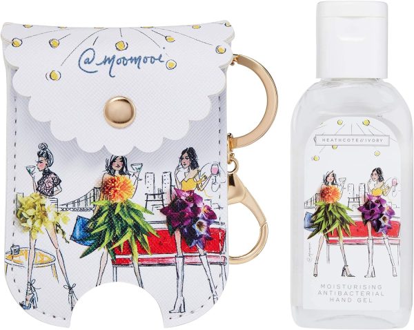 Heathcote & Ivory @Moomooi #Someflowergirls Moisturising Antibacterial Hand Gel 45ml With Bag Charm Gift