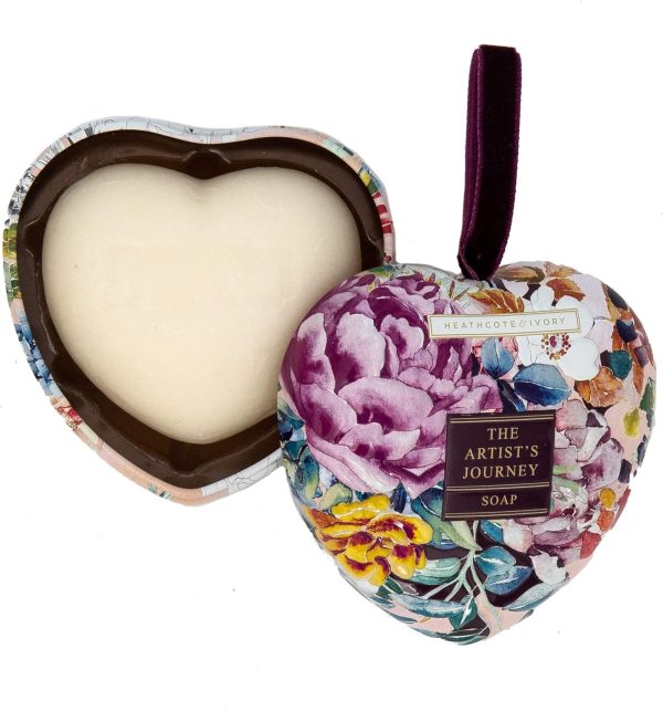 heathcote and ivory the artists journey heart soap